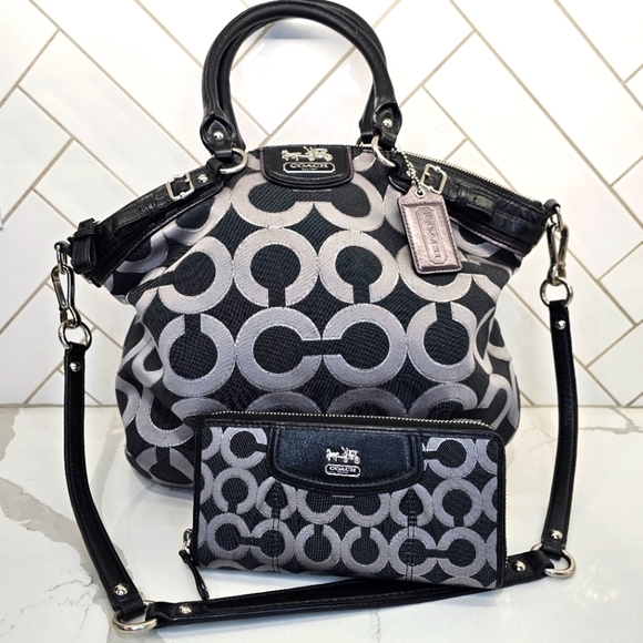 Coach Handbags - Coach Shoulder Bag with Matching Wallet